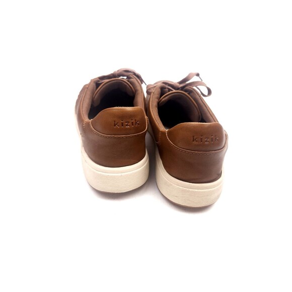 Kizik Vegas Leather Casual Lace Up Hands Free Sneakers Brown Size M 12 W 13.5 main image 8